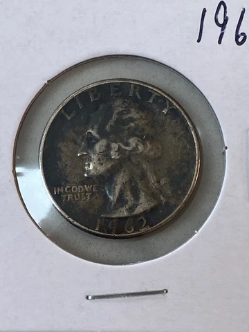 1962 WASHINGTON QUARTER 90% SILVER FREE SHIPPING! Cover