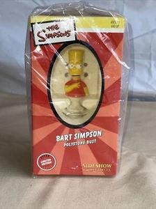 Bart Simpson Polystone Bust Sideshow Limited Edition Matt Groening !New In Box!! - Picture 1 of 7