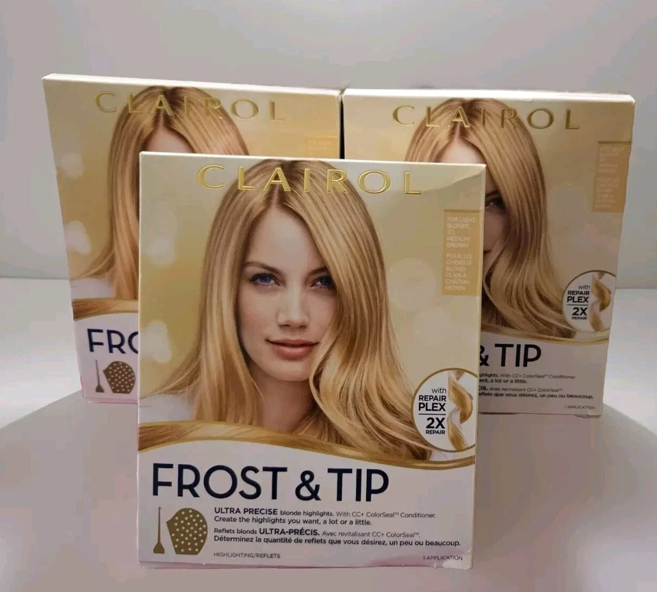 CLAIROL ULTRA PRECISO Y PUNTA RUBIO REFLEJOS RUBIO (LOTE DE 3) NUEVO EN CAJA Foto 1 de 1