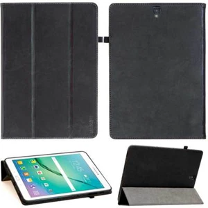 Luxus Leder Schutzhülle f. Apple iPad Mini 123 Tablet Tasche Cover Case schwarz - Picture 1 of 12