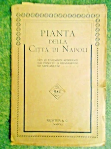 Pianta della Città di Napoli con le variazioni del Risanamento -Napoli Richter  - Foto 1 di 2