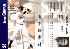 Brian Chwan 2000 Multi-Ad Charleston RiverDogs #26 Card *AutographDen*