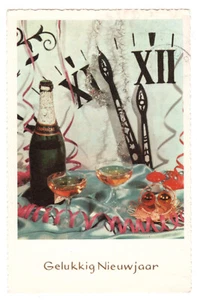 Happy New Year - Gelukkig Nieuwjaar - Postcard - 1960's - VG - Bild 1 von 2