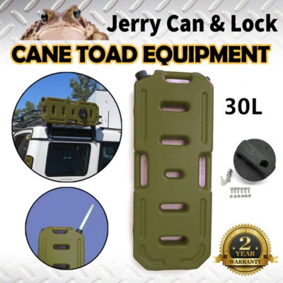 30L Jerry Can Heavy Duty Fuel Container with bracket (Army Green) - Image 1 of 4