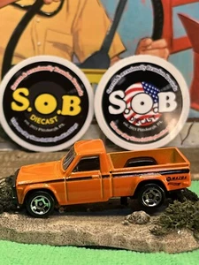 Hot Wheels Datsun 620 Pickup Truck Orange Diecast USED NM Condition - Picture 1 of 9