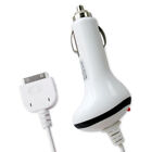 30-Pin in Car Charger Power Travel Adapter for Apple iPhone iPad iPod 12V 24V