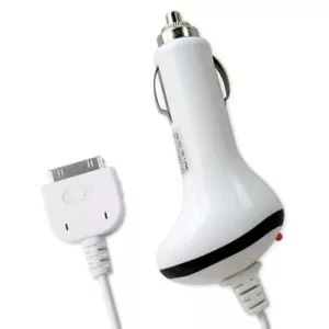 30-Pin in Car Charger Power Travel Adapter for Apple iPhone iPad iPod 12V 24V - Picture 1 of 2