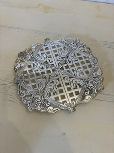 Vtg Godinger Silver Plated Expandable Trivet 20th Century Baroque Pattern 1993 - Picture 1 of 7