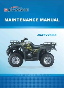 JIANSHE 250, 1 Maintenance Workshop, 1 Parts, 1 Operator 3 x MANUALS CD DISC - Picture 1 of 5