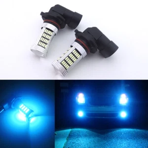 2pcs Ice Blue H10 9145 9140 Car Truck Pickup Driving Fog Lights 92-SMD LED Bulbs - Picture 1 of 10