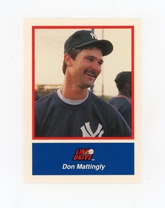DON MATTINGLY 1991 Impel Line Drive #16 New York Yankees JM