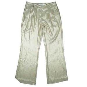 NC Nice Connection Damen Comfort seide Hose leicht relaxed Gr.38 Gold Glanz NEU. - Bild 1 von 7