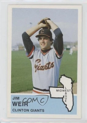 1982 Fritsch Midwest League Stars of Tomorrow James Weir Jim Weir #237 - Image 1 of 2