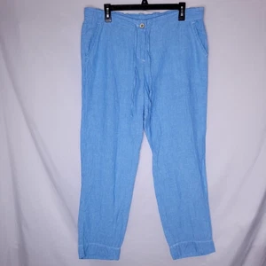Tommy Bahama Linen Pants Mens Medium Blue - Picture 1 of 7