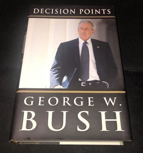President George W Bush Signed Decision Points Hard Cover Book JSA COA #43 - Picture 1 of 5