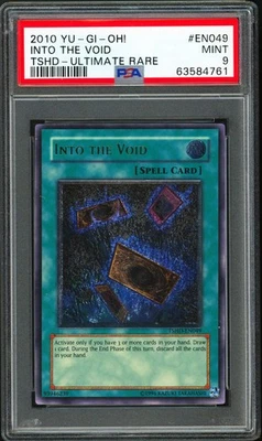 PSA 9 - 2010 YU-GI-OH! THE SHINING DARKNESS INTO THE VOID - ULTIMATE RARE- TSHD - Image 1 of 2