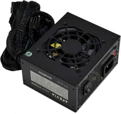 APEVIA SFX-AP400W Mini ITX Solution / Micro ATX / SFX 400W Power Supply - Image 1 of 4