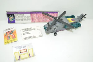 Helicóptero Hasbro Transformers Vintage G1 Vortex Decepticon 1986 Combaticon - Imagen 1 de 6