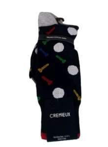 Calze Golf Uomo Cremieux Nuove Con Etichette Made In Italy Vestibilità 6-12,5 - Foto 1 di 10