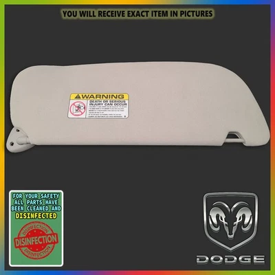 Parasol izquierdo Dodge Ram 1994-2001 OEM pantalla izquierda gris lado del conductor Foto 1 de 3