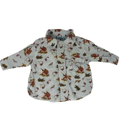 Camisa vaquera Lucky Brand Baby Western con botones 0-3M 100 % algodón ENVÍO GRATUITO Foto 1 de 4