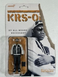 Figura Leyenda Super 7 KRS-One Reacción Rap Hip-Hop Por Todos los Medios Necesario VER - Imagen 1 de 9