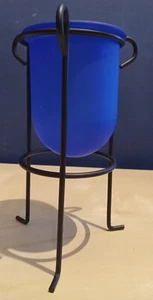 blue vase candle Stand (No Candle) New Open Box - Picture 1 of 5