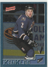 95 96 Bowman foil Rookie Card Ken Klee Washington Capitals # 163