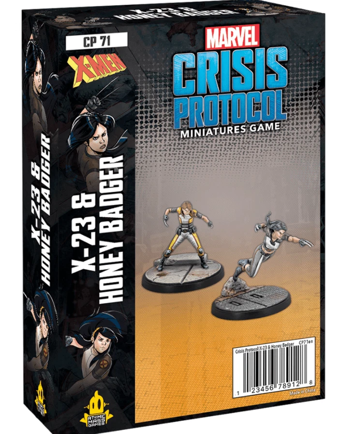 Marvel Crisis Protocol X-23 & Honey Badger - Image 1 of 1