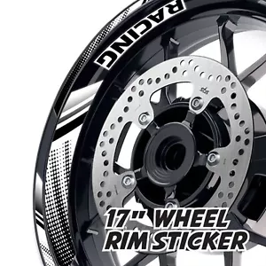 AX2 17'' Rim Wheel Stickers Decal Kit For Kawasaki Ninja 250R EX250 88-12 11 10 - Picture 1 of 10
