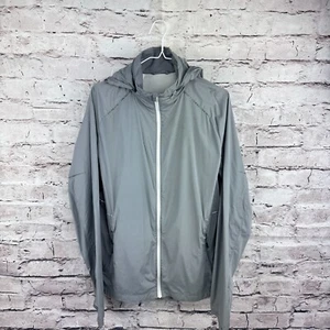 Men's L - Lululemon Windbreaker Zip Front Surge Jacket in Slate - Picture 1 of 10