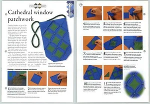 Cathedral Window Patchwork #13-14 Patchwork - Needlecraft Magic Pattern - Picture 1 of 1