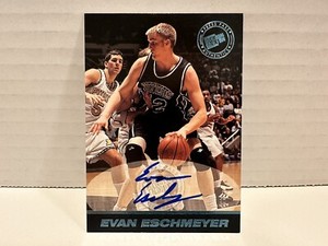 1999 Press Pass SE Auto Blue /500 Evan Eschmeyer Rookie Auto RC Basketball Card!
