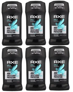 6 Pack - AXE Apollo Antiperspirant Deodorant Stick Men 48 Hr Protection  2.7oz - Picture 1 of 1