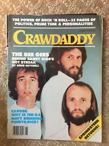Crawdaddy Magazine August 1978 The Bee Gees Bruce Springsteen - Imagen 1 de 1