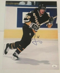 JAROMIR JAGR SIGNED 11X14 PHOTO PHOTOGRAPH PITTSBURGH PENGUINS JSA COA - Picture 1 of 3