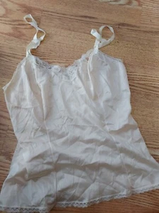 Vintage Nancy King cami top size 36 100 nylon satin - Picture 1 of 4