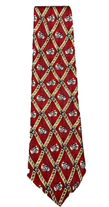 Geoffrey Beene Photographer Camera Film Mens Necktie Red 100% Silk USA Made - Picture 1 of 9