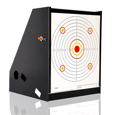 HIGHWILD BB Trap Target (Airgun Only) with 10pcs 7"X9" Paper Targets & 2 Spinner Targets