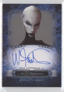 2016 Topps Star Wars Masterwork Auto Nika Futterman Asajj Ventress as Auto k4s