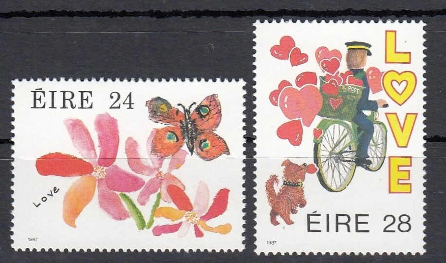 Valentines Day pairs Ireland MNH 1987 (144673) - Image 1 of 1