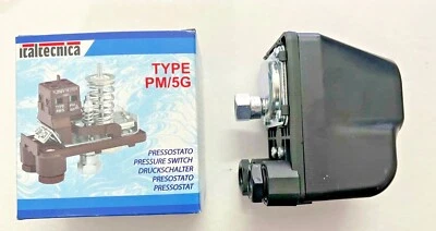 PRESSOSTATO ORIGINALE ITALTECNICA PM/5G F1/4 GIREVOLE PER AUTOCLAVE POMPA