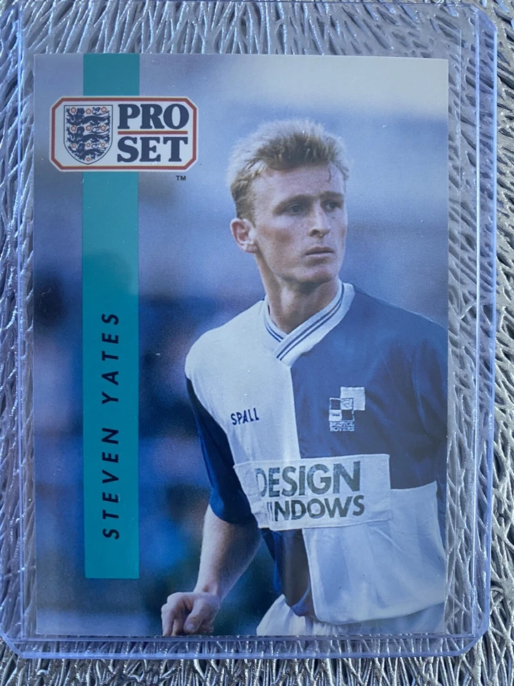 Bristol Rovers Steven Yates Vintage Football Card In Double Protective Sleeve - Image 1 of 1