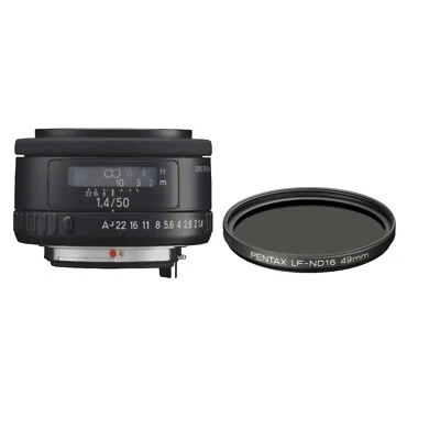New SMC PENTAX-FA 50mm F1.4 Classic Lens w/ND Filter K Mount Full-Frame Format - Image 1 of 3