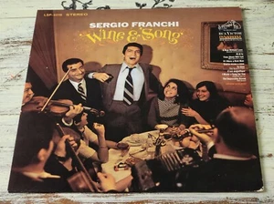 EX Sergio Franchi – Wine & Song (1968) RCA Victor – LSP-4018 Vinyl, LP Stereo - Picture 1 of 4