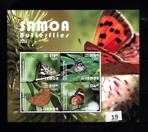 SG SAMOA - MNH - NATURE - BUTTERFLIES - 2015 - Picture 1 of 1