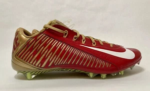 Nike Vapor Carbon Elite TD 2.0 2014 Flywire Cleats RED/GOLD/WHITE Size 16 - NEW - Picture 1 of 9
