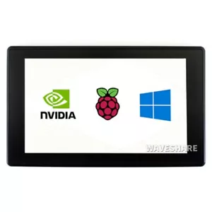 7inch HDMI LCD (H) (with case) 1024x600 IPS Capacitive Touch Screen Audio Output - Picture 1 of 6
