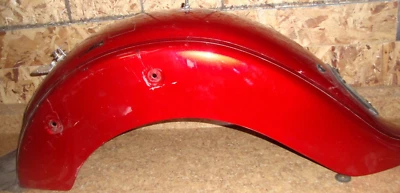 07 Yamaha XVS650 Rear Fender Vstar Mud Guard XVS 650 V-Star Red Wheel Well Back - Image 1 of 4