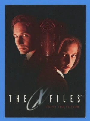 Tarjeta promocional de la película 1998 Topps The X Files Fight the Future # P1 Mulder & Sculley Foto 1 de 2